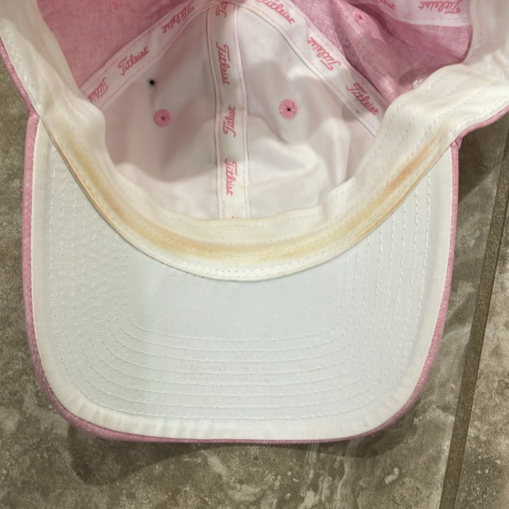 Titleist Cap Hat Women's Golf Pink Ribbon Pink Strapback - Picture 7 of 9